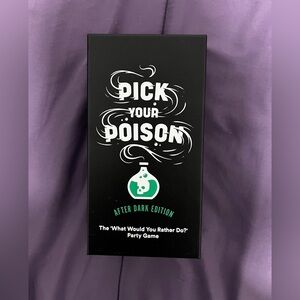 Pick Your Poison After Dark Edition Party Game